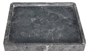 Noir Murakami Side Table - Luxurious Black Marble Accent Table for Modern Spaces, Versatile & Unique Design AM-314BM