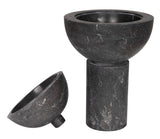 Jupitor Set of 2 AM-315BM2 Black Marble Noir