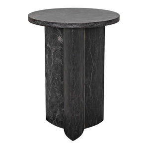 Diana Side Table AM-316BM Black Marble Noir