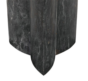 Noir Diana Side Table - Luxurious Black Marble Accent Piece for Modern Living Spaces & Timeless Elegance AM-316BM