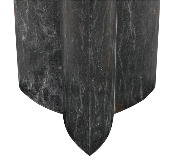 Noir Diana Side Table - Luxurious Black Marble Accent Piece for Modern Living Spaces & Timeless Elegance AM-316BM