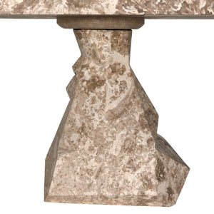 Noir Tilden Console Table - Luxurious Marble Top for Modern Minimalist Entryway or Living Room Decor White Marble AM-319WM