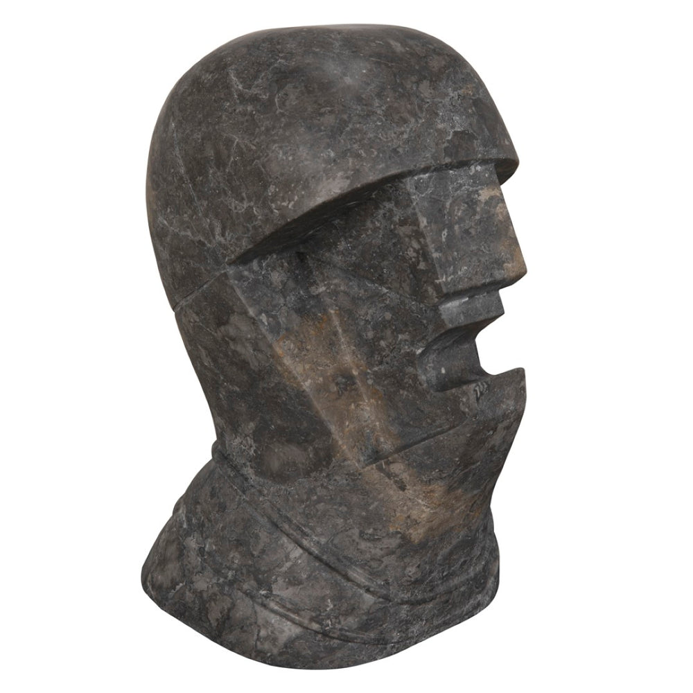 Noir Neo Sculptural Black Marble Accent - Timeless Elegance with Unique Veining for Modern Interiors AM-320BM