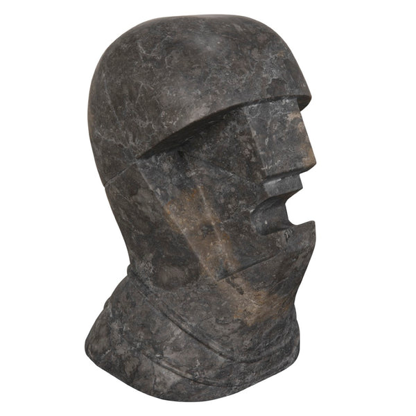 Noir Neo Sculptural Black Marble Accent - Timeless Elegance with Unique Veining for Modern Interiors AM-320BM