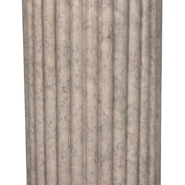 Noir Diva Table, Sculptural White Marble Accent for Modern Minimalist Spaces, Chic & Durable Design AM-326WM