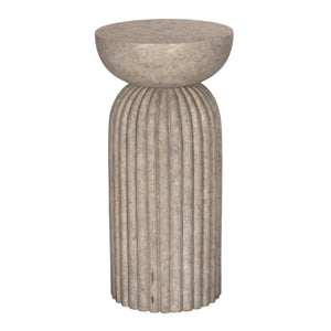 Noir Diva Table: Luxurious White Marble Accent Piece for Timeless Elegance in Modern Interiors AM-327WM