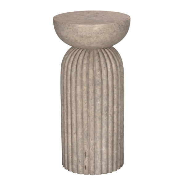 Noir Diva Table: Luxurious White Marble Accent Piece for Timeless Elegance in Modern Interiors AM-327WM