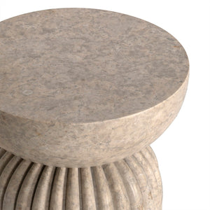 Noir Diva Table: Luxurious White Marble Accent Piece for Timeless Elegance in Modern Interiors AM-327WM