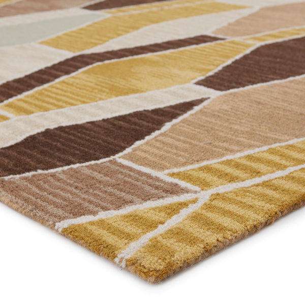 Jaipur Living Vibe by Jaipur Living Sade Hand Tufted Wool Geometric Rug for Eclectic Rooms 10' x 14' RUG147453