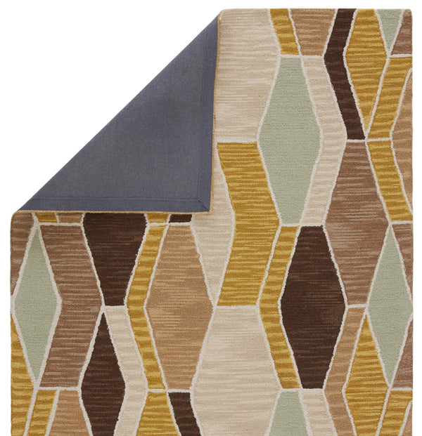 Jaipur Living Vibe by Jaipur Living Sade Hand Tufted Wool Geometric Rug for Eclectic Rooms 10' x 14' RUG147453