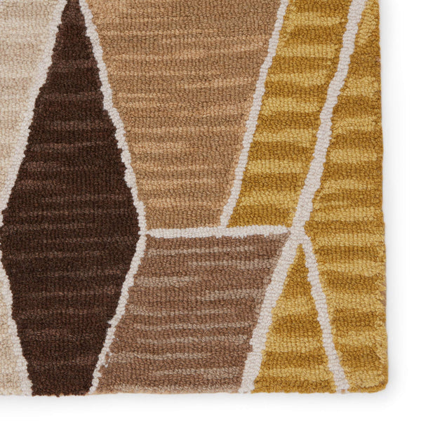 Jaipur Living Vibe by Jaipur Living Sade Hand Tufted Wool Geometric Rug for Eclectic Rooms 10' x 14' RUG147453