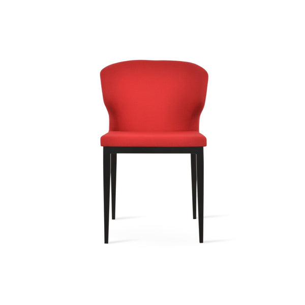 Soho Concept Amed Mw Dining Chair - Luxurious Fabric Options, Metal Base, 10-year Guarantee, Stylish Dining Comfort Black,Red  Soho-concept-dining-chair-00252