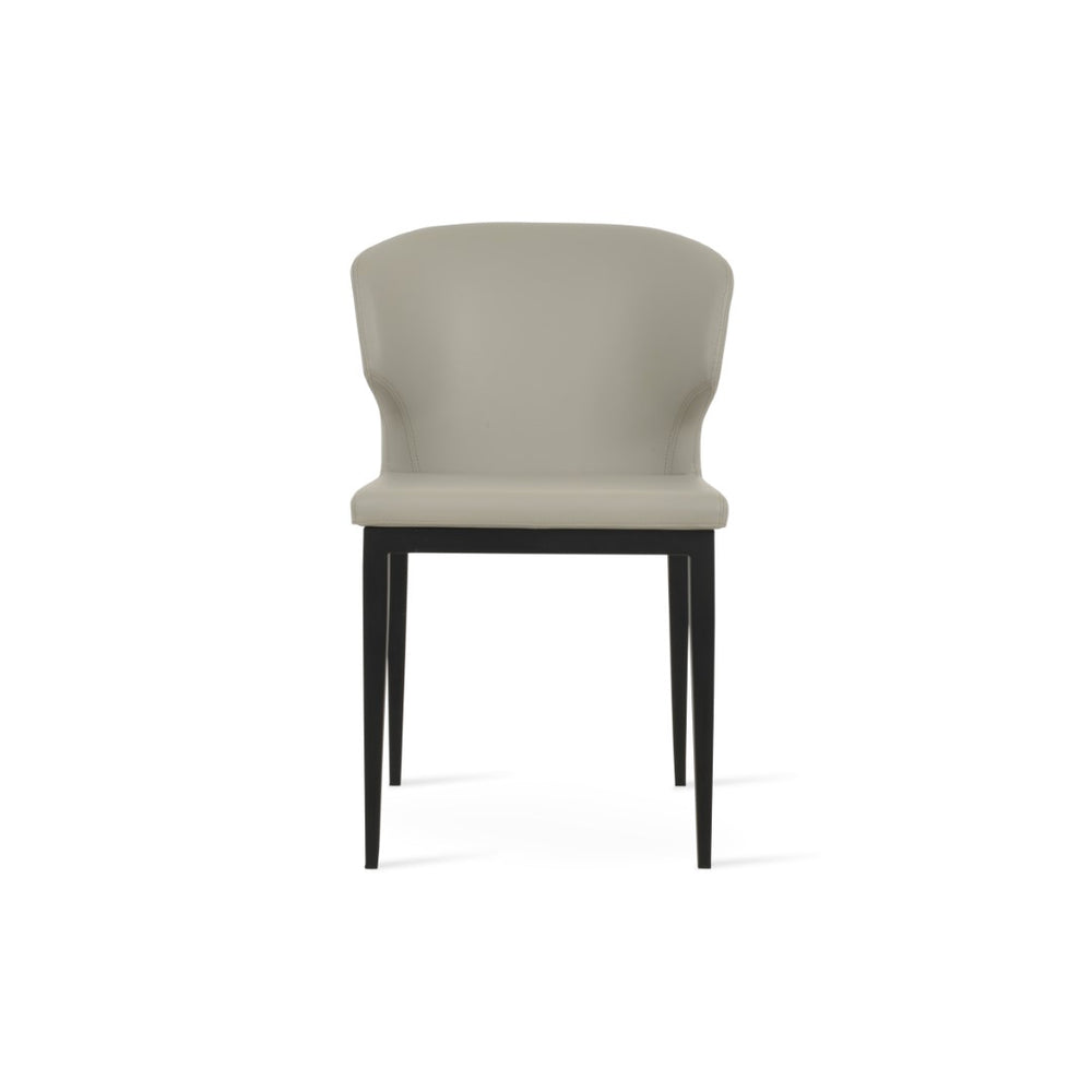 Soho Concept Amed Mw Dining Chair - Stylish Leatherette Seat, Modern Design, 2-year Guarantee, Made In Türkiye! Black,Red  Soho-concept-dining-chair-00124
