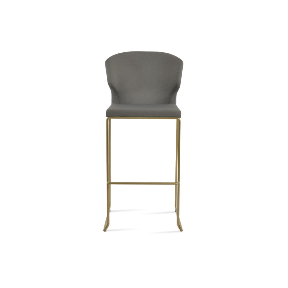 Soho Concept Amed Stackable Barstools And Counterstools - Stylish Upholstered Designs With 10-year Guarantee Brass,Grey  Soho-concept-dining-chair-10182
