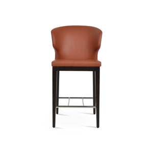 Soho Concept Amed Wood Barstools & Counterstools – Stylish Leatherette Seating With 2-year Guarantee, Turkiye Crafted Cinnamon  Soho-concept-dining-chair-10166