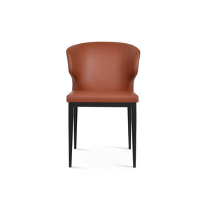 Soho Concept Amed Mw Dining Chair - Stylish Leatherette Seat, Modern Design, 2-year Guarantee, Made In Türkiye! Black  Soho-concept-dining-chair-00157