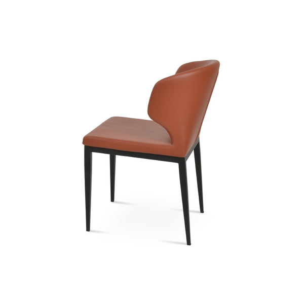 Soho Concept Amed Mw Dining Chair - Stylish Leatherette Seat, Modern Design, 2-year Guarantee, Made In Türkiye! Black  Soho-concept-dining-chair-00157