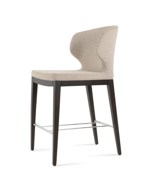 Soho Concept Amed Barstools & Counterstools - Stylish Solid Wood With Elegant Fabrics & 10-year Guarantee Choice Beige  Soho-concept-dining-chair-10211