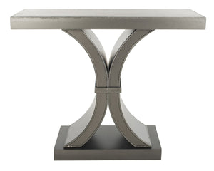 Safavieh Dryden Console Table - Versatile Architectural Design For Entryways, Living Rooms, And Sofas Distressed Black AMH1509A