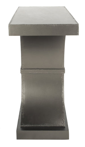 Safavieh Dryden Console Table - Versatile Architectural Design For Entryways, Living Rooms, And Sofas Distressed Black AMH1509A