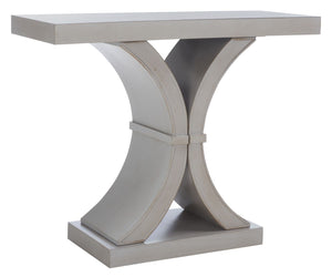 Safavieh Dryden Console Table - Versatile Architectural Design For Entryways, Living Rooms, And Sofas Grey AMH1509B