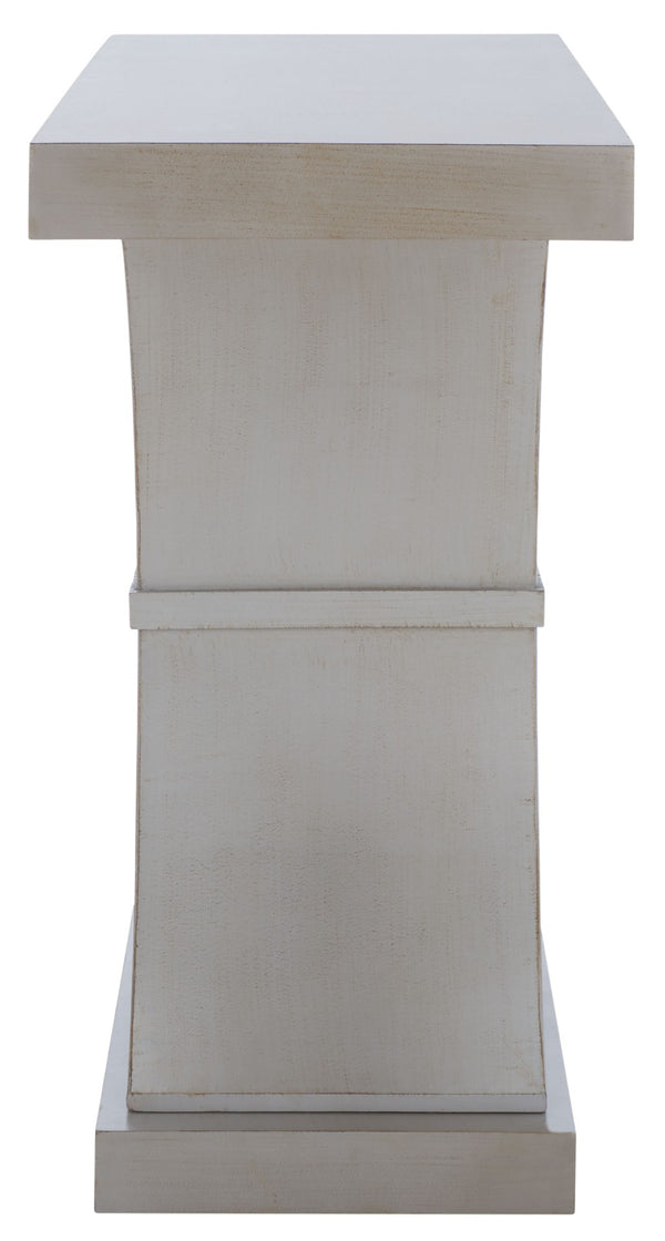 Safavieh Dryden Console Table - Versatile Architectural Design For Entryways, Living Rooms, And Sofas Grey AMH1509B