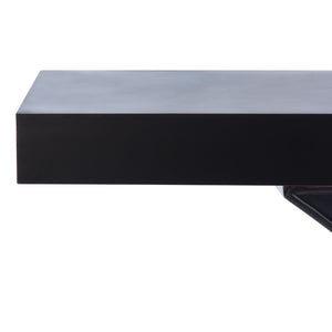Safavieh Dryden Console Table - Versatile Architectural Design For Entryways, Living Rooms, And Sofas Black AMH1509E