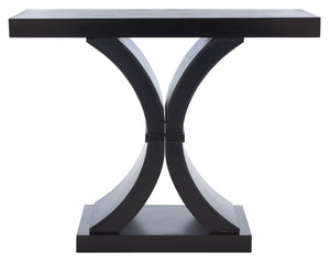 Safavieh Dryden Console Table - Versatile Architectural Design For Entryways, Living Rooms, And Sofas Black AMH1509E