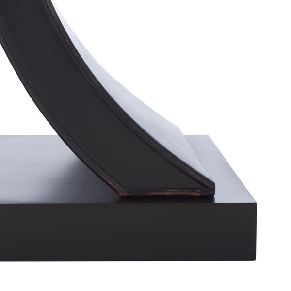Safavieh Dryden Console Table - Versatile Architectural Design For Entryways, Living Rooms, And Sofas Black AMH1509E
