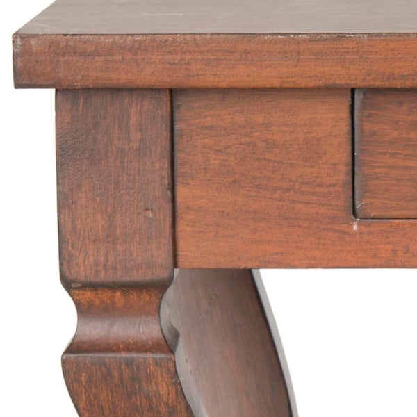 Safavieh Colman Elegant One-Drawer Side Table With Cabriole Legs - Perfect For Cozy Living Spaces & Storage AMH1510A