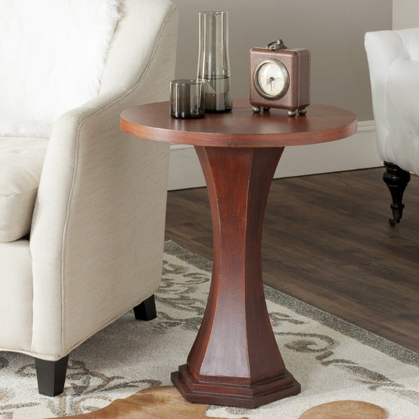 Safavieh Alston End Table – Elegant Fluted Design, Solid Fir Wood, Versatile Accent For Living Room Or Bedroom AMH1519B