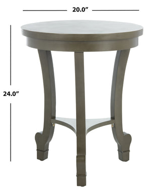 Safavieh Monty End Table - Elegant Saddle Brown Accent With Storage Shelf, Perfect For Any Room Decor AMH1520B