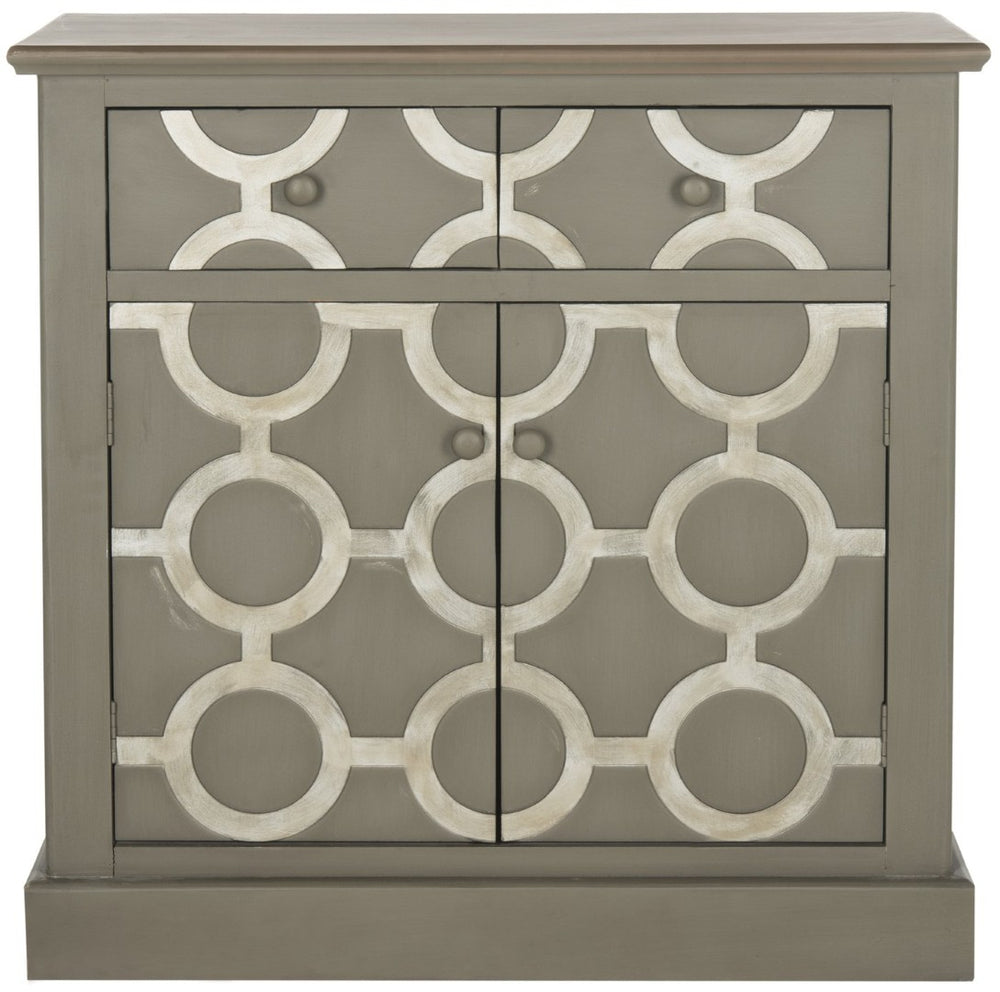 Safavieh Petula Chest: 1920S Art Deco-Inspired Storage Solution With Chain-Link Motif For Any Room AMH1524A