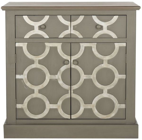 Safavieh Petula Chest: 1920S Art Deco-Inspired Storage Solution With Chain-Link Motif For Any Room AMH1524A