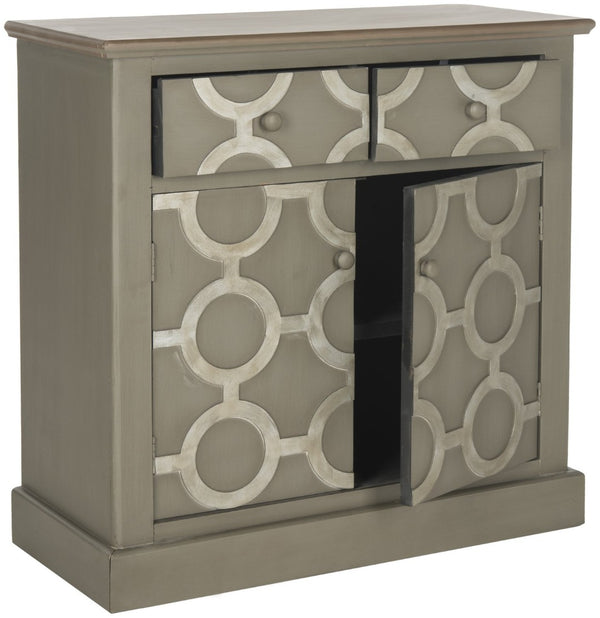 Safavieh Petula Chest: 1920S Art Deco-Inspired Storage Solution With Chain-Link Motif For Any Room AMH1524A