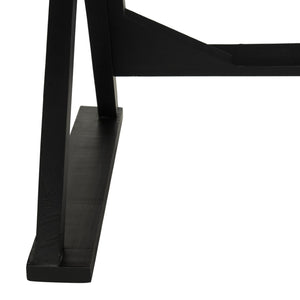 Safavieh Gilbert Desk: Stylish Weathered Black Compact Workspace With Storage For Home Office & Living Rooms AMH1525A