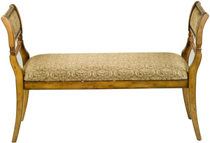 Safavieh Brody Upholstered Bench Light Brown/Paisley AMH4022A