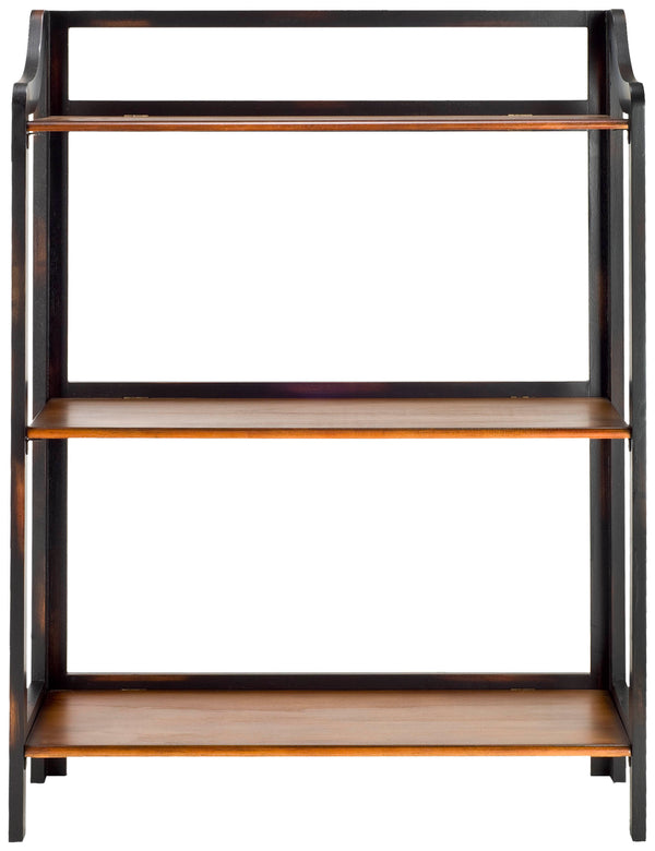 Safavieh James 3 Shelf Bookcase Black & Brown AMH4023A