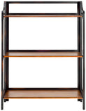 Safavieh James 3 Shelf Bookcase Black & Brown AMH4023A