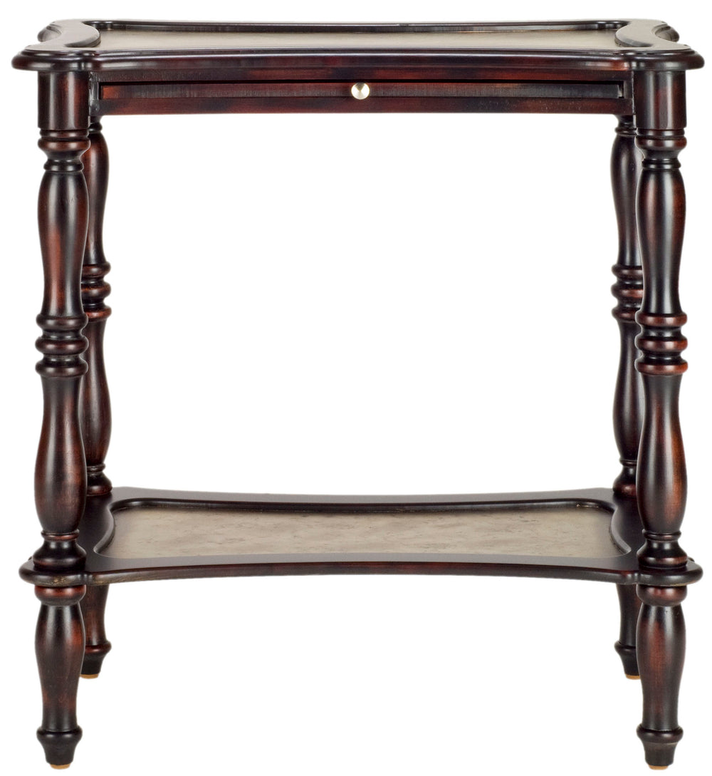 Safavieh Spencer Accent Table Dark Brown AMH4032A