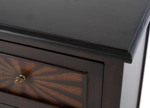 Safavieh Conrad Elegant 3-Drawer Side Table In Dark Cherry - Antique-Inspired Storage For Any Room AMH4037A