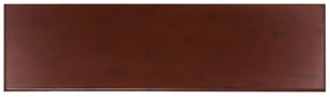 Safavieh Cynthia Console Table - Antique Charm With Floral Carvings, Distressed Finish & Dark Birch Top Elegance AMH4055A