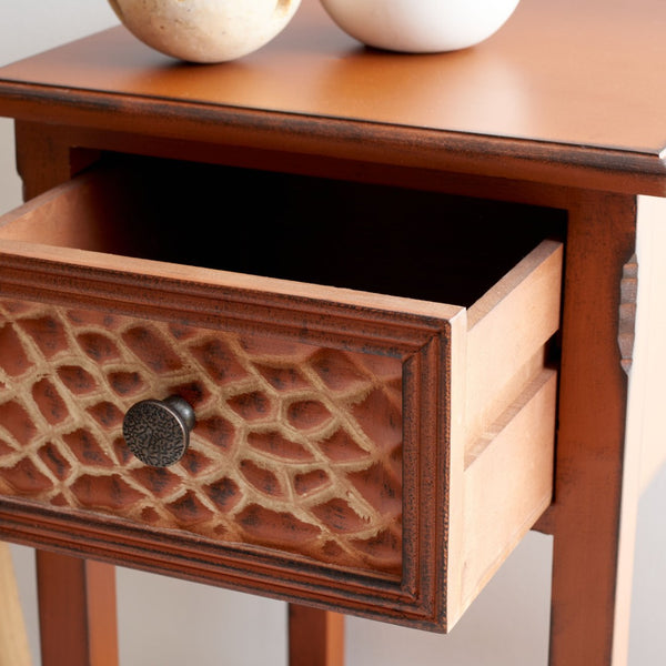 Safavieh Ernest End Table With Drawer - Elegant Birch Accent Table For Living Room & Bedroom Storage AMH4080A
