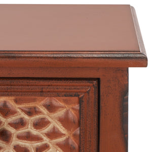 Safavieh Ernest End Table With Drawer - Elegant Birch Accent Table For Living Room & Bedroom Storage AMH4080A