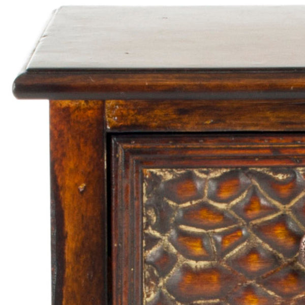 Safavieh Ernest End Table With Drawer - Elegant Birch Accent Table For Living Room & Bedroom Storage AMH4080A
