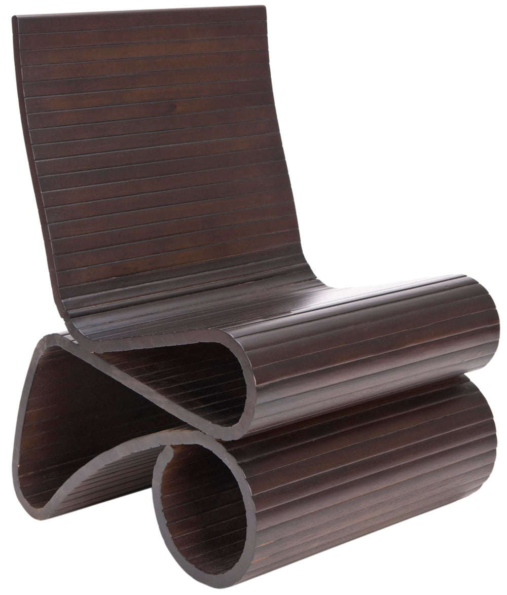Safavieh Jeremy Luxe Lounge Chair – Sculptural Elegance With Sustainable Bayur Wood & Ergonomic Comfort AMH4609A