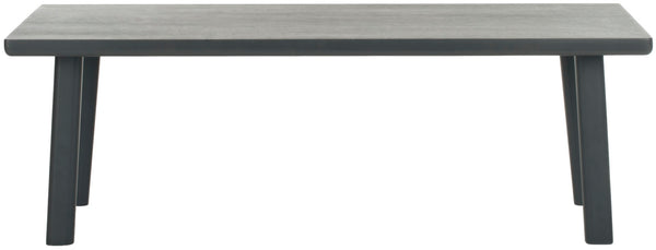 Safavieh Rocco Bench - Versatile Charcoal Grey Sungkai Wood Entryway Seating With Modern Minimalist Design AMH4621A