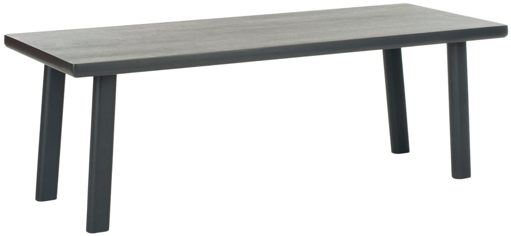 Safavieh Rocco Bench - Versatile Charcoal Grey Sungkai Wood Entryway Seating With Modern Minimalist Design AMH4621A