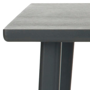 Safavieh Rocco Bench - Versatile Charcoal Grey Sungkai Wood Entryway Seating With Modern Minimalist Design AMH4621A