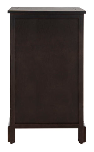 Safavieh Carrie Coastal Charm Side Table With Ample Storage, Removable Baskets, And Timeless Design Brown AMH5700F
